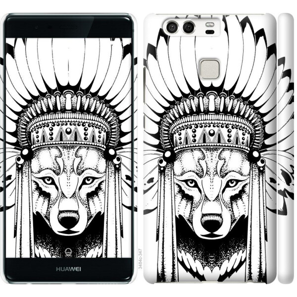 

Чехол на Huawei P9 Тотем волка (04798)
