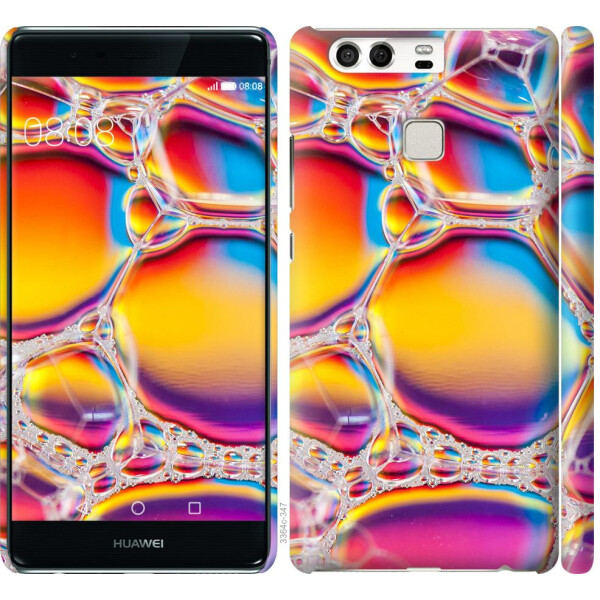 

Чехол на Huawei P9 Цветные пузыри (04798)