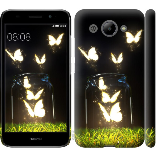 

Чехол на Huawei Y3 2017 Светящиеся бабочки (04798)