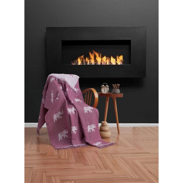 

Плед-накидка Eponj Home Buldan Keten - Fil 170*220 mor фиолетовый (svt-2000022240260)