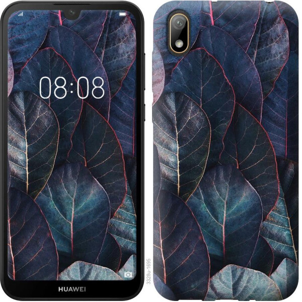 

Чехол на Huawei Y5 2019 Листья v3 (04798)