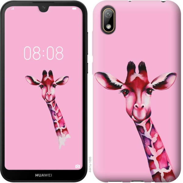 

Чехол на Huawei Y5 2019 Розовая жирафа (04798)