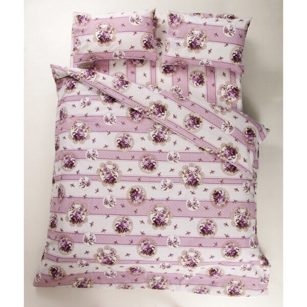 

Постельное белье Lotus Ranforce - Vintage лиловый евро (2000022073417)