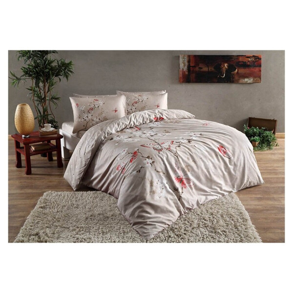 

Постельное белье Tac сатин - Fiona bej v01 бежевый полуторное (2000022188845)