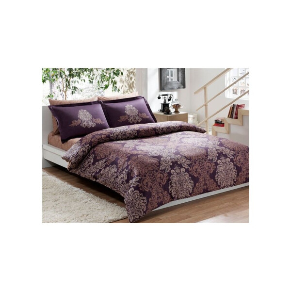 

Постельное белье Tac сатин Delux - Pavona mor v7 фиолетовый семейное (8696048443187)