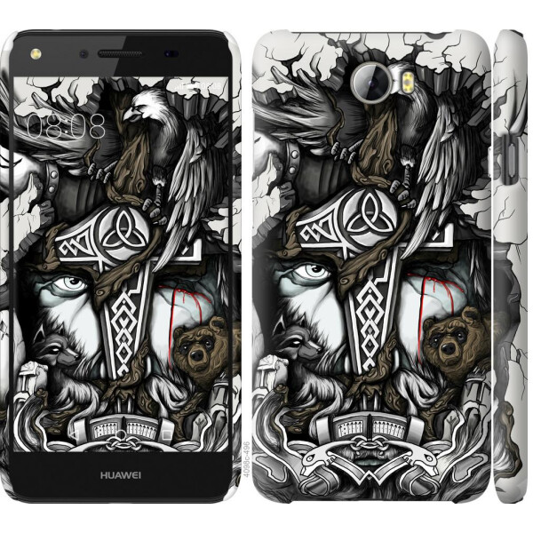 

Чехол на Huawei Y5 II Тату Викинг (04798)
