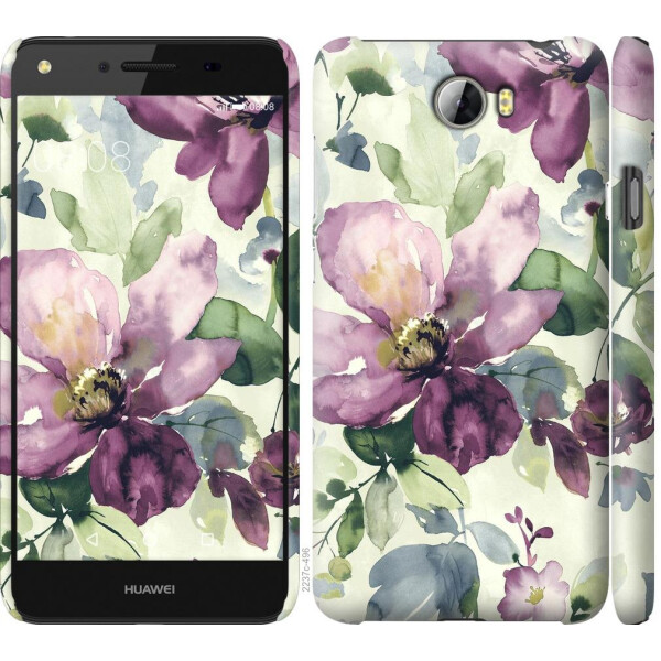 

Чехол на Huawei Y5 II Цветы акварелью (04798)