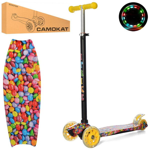 

Самокат JR 3-055-1-WP6 MAXI желтый iTrike