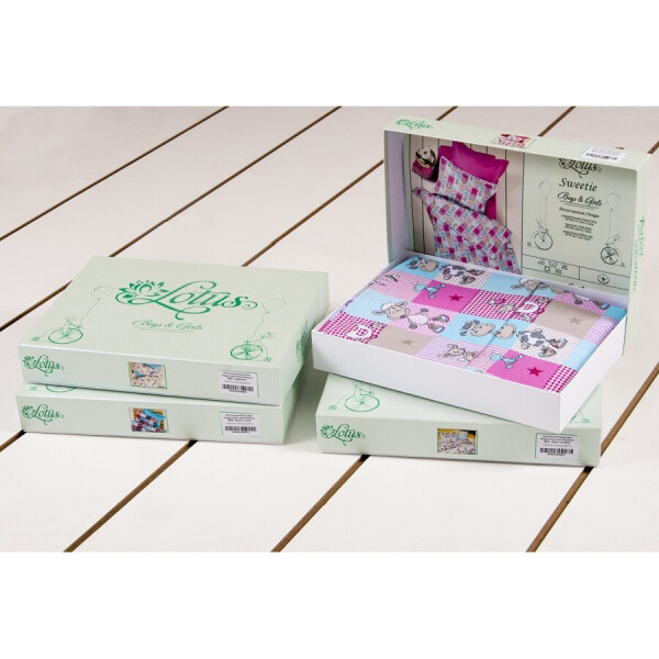 

Постельное белье для подростков Lotus Premium B&G - Sweetie розовый (2000022066938)