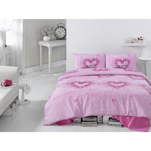 

Постельное белье Eponj Home - Sueno Pembe ранфорс евро (7305)
