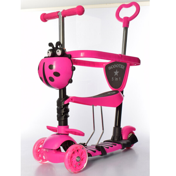 

Самокат JR 3-027-1-P MAX 5в1 розовый iTrike