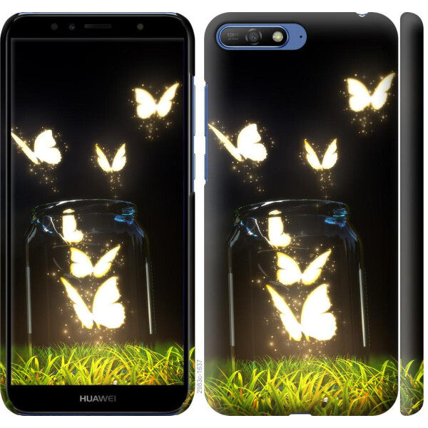 

Чехол на Huawei Y6 2018 Светящиеся бабочки (04798)