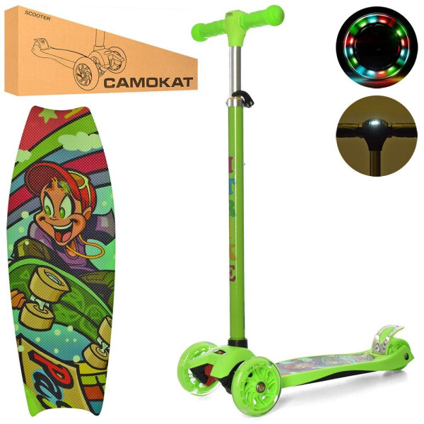 

Самокат JR 3-055-GR-L MAXI зеленый iTrike