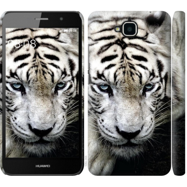 

Чехол на Huawei Y6 Pro Грустный белый тигр (04798)