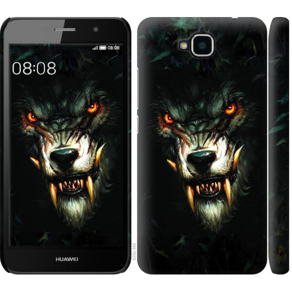 

Чехол на Huawei Y6 Pro Дьявольский волк (04798)