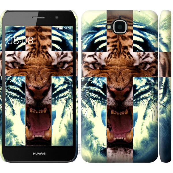 

Чехол на Huawei Y6 Pro Злой тигр (04798)