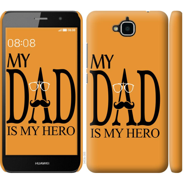 

Чехол на Huawei Y6 Pro Мой папа Герой (04798)