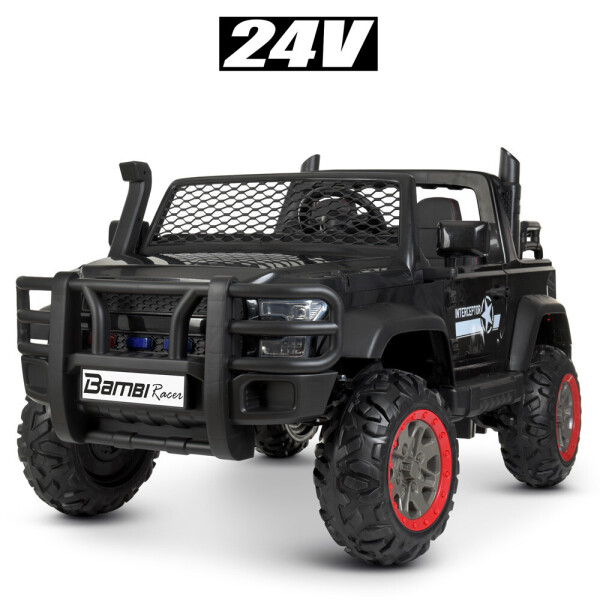 

Электромобиль Джип M 4123EBLR-2(24V) черный BAMBI