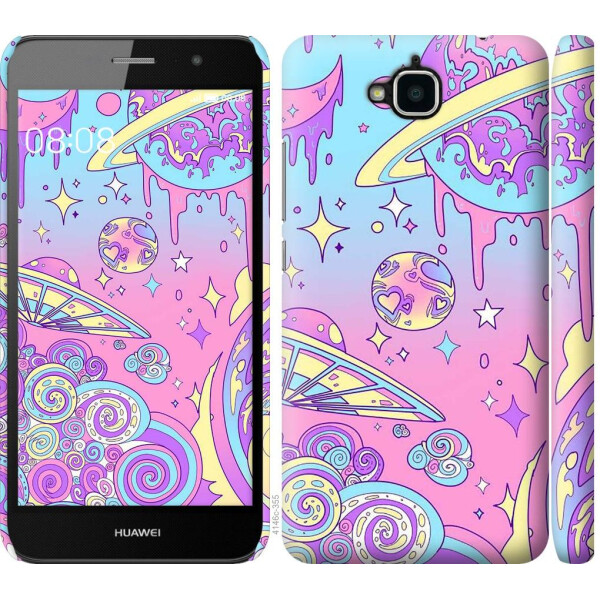 

Чехол на Huawei Y6 Pro Розовая галактика (04798)