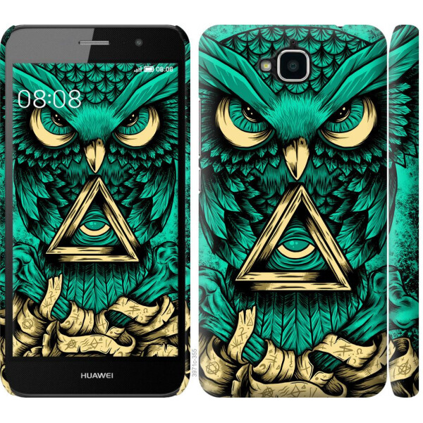

Чехол на Huawei Y6 Pro Сова Арт-тату (04798)
