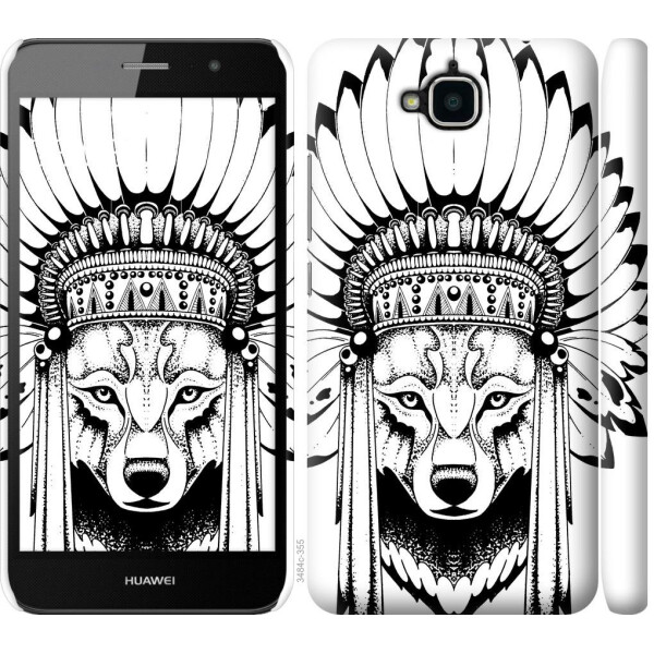 

Чехол на Huawei Y6 Pro Тотем волка (04798)