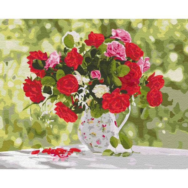 

Картина по номерам.Разнообразие красок 40*50см KHO3108