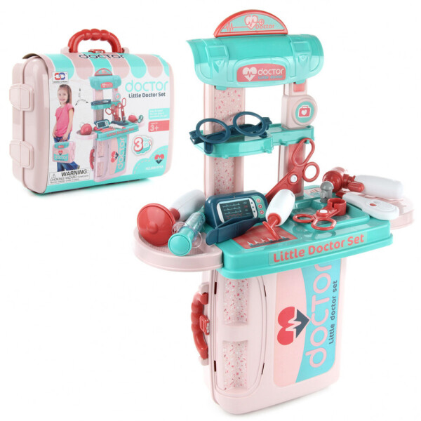 

Игровой набор доктор 008-975A складывается в чемодан