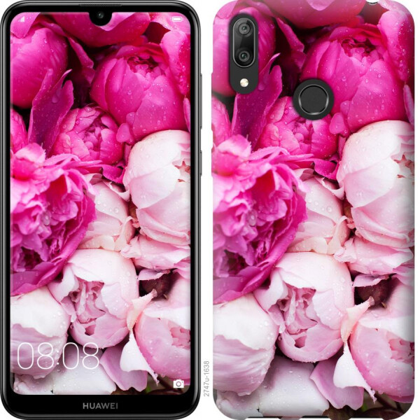 

Чехол на Huawei Y7 2019 Розовые пионы (04798)