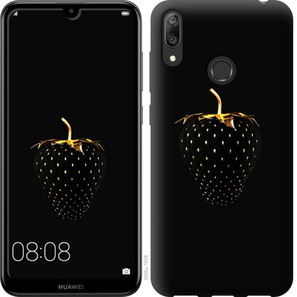 

Чехол на Huawei Y7 2019 Черная клубника (04798)