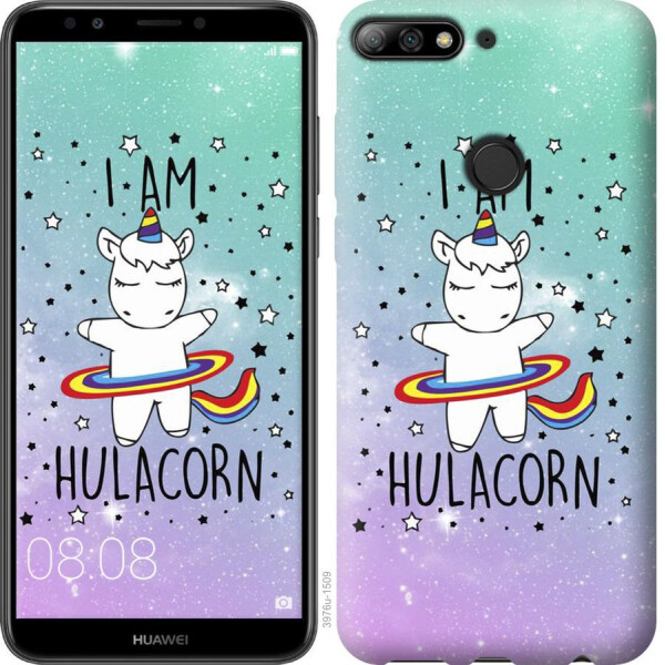 

Чехол на Huawei Y7 Prime 2018 Im hulacorn (04798)