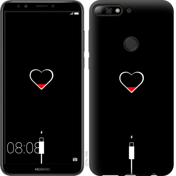 

Чехол на Huawei Y7 Prime 2018 Подзарядка (04798)