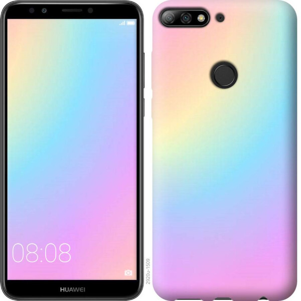 

Чехол на Huawei Y7 Prime 2018 Радуга 2 (04798)