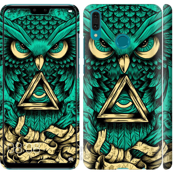 

Чехол на Huawei Y9 2019 Сова Арт-тату (04798)