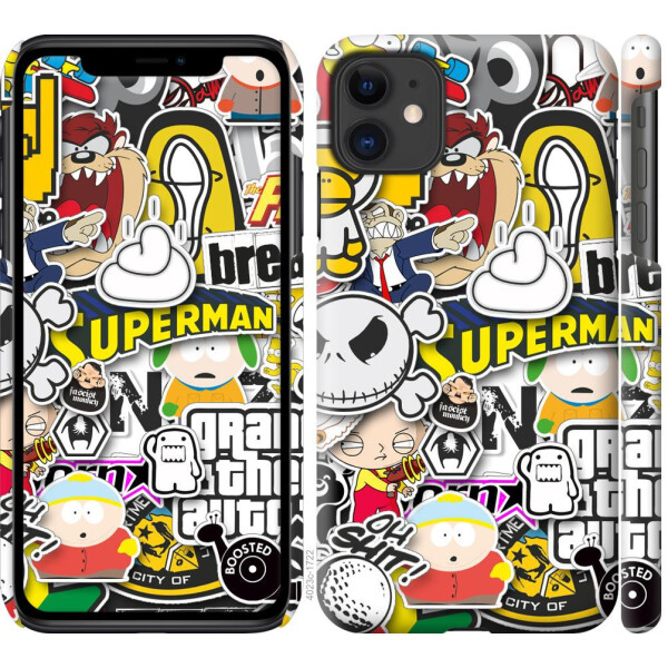 

Чехол на iPhone 11 Popular logos (04798)