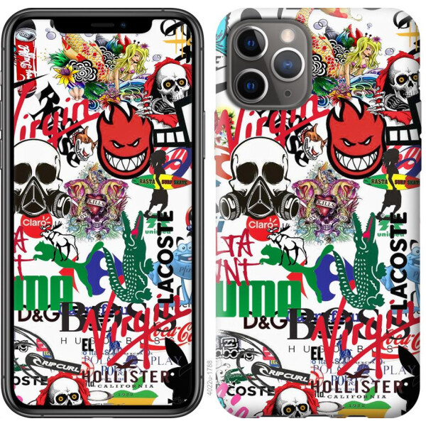 

Чехол на iPhone 11 Pro Many different logos (04798)