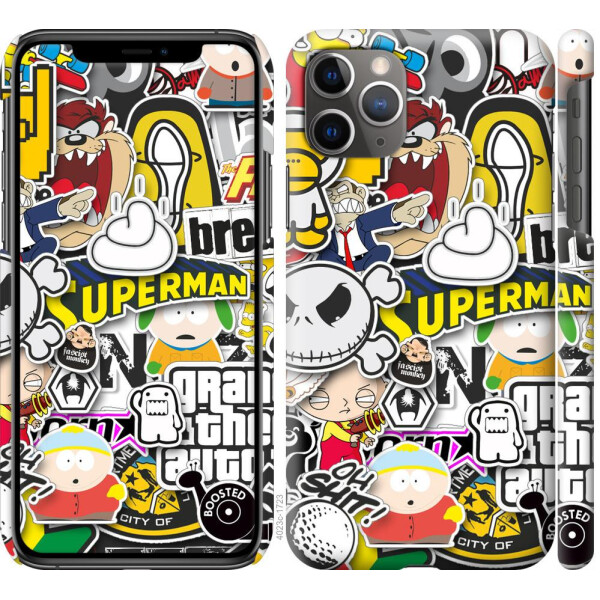 

Чехол на iPhone 11 Pro Max Popular logos (04798)