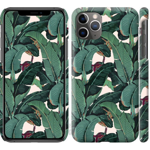 

Чехол на iPhone 11 Pro Max Банановые листья (04798)