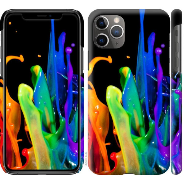 

Чехол на iPhone 11 Pro Max брызги краски (04798)