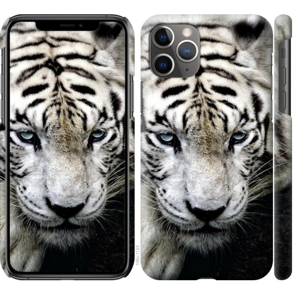 

Чехол на iPhone 11 Pro Max Грустный белый тигр (04798)