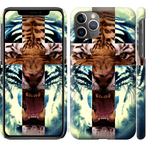

Чехол на iPhone 11 Pro Max Злой тигр (04798)