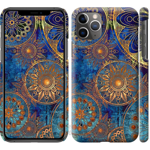 

Чехол на iPhone 11 Pro Max Золотой узор (04798)