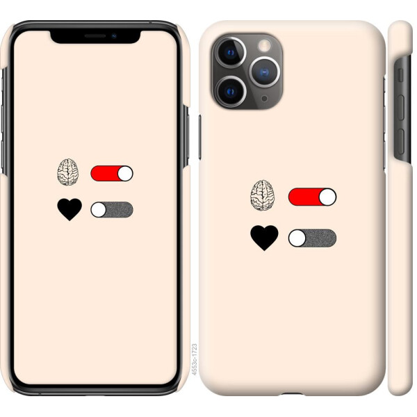 

Чехол на iPhone 11 Pro Max Любовь и ум (04798)