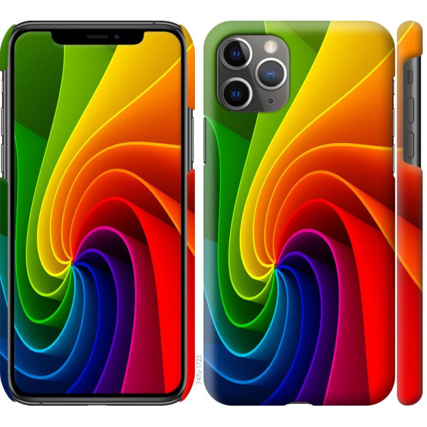 

Чехол на iPhone 11 Pro Max Радужный вихрь (04798)