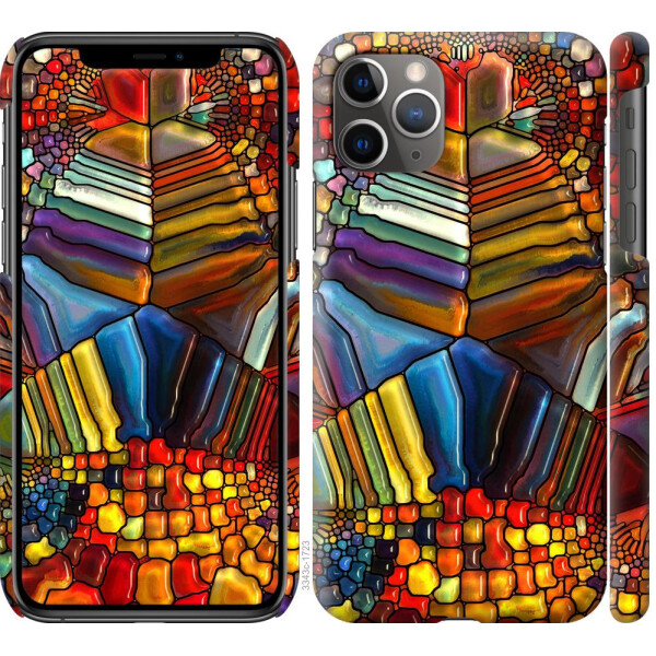 

Чехол на iPhone 11 Pro Max Разноцветный витраж (04798)