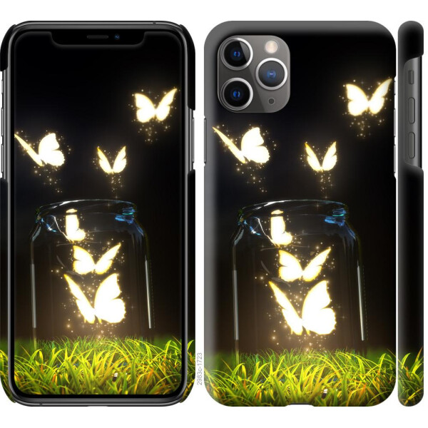 

Чехол на iPhone 11 Pro Max Светящиеся бабочки (04798)