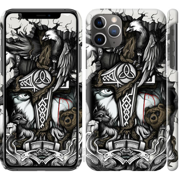

Чехол на iPhone 11 Pro Max Тату Викинг (04798)