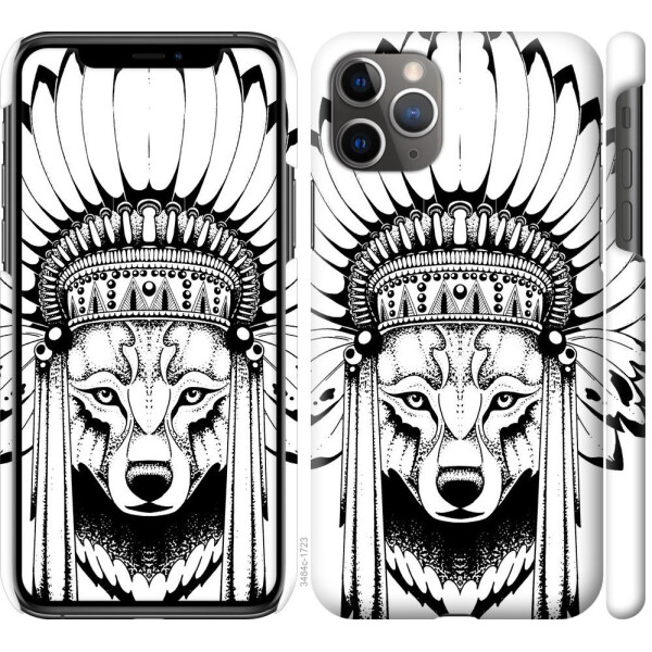 

Чехол на iPhone 11 Pro Max Тотем волка (04798)