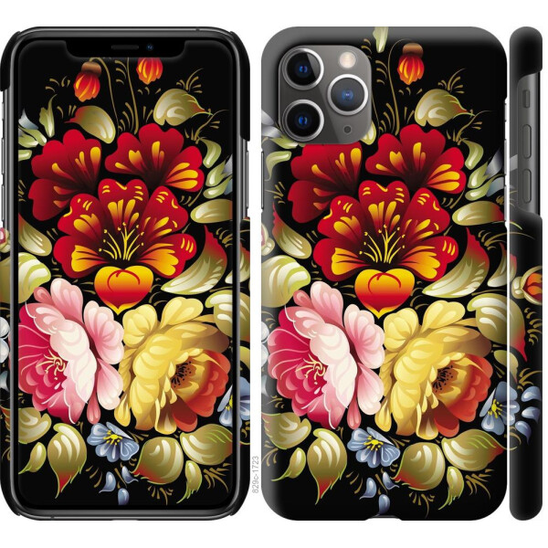 

Чехол на iPhone 11 Pro Max Хохлома 6 (04798)