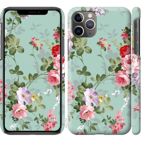 

Чехол на iPhone 11 Pro Max Цветочные обои 2 (04798)
