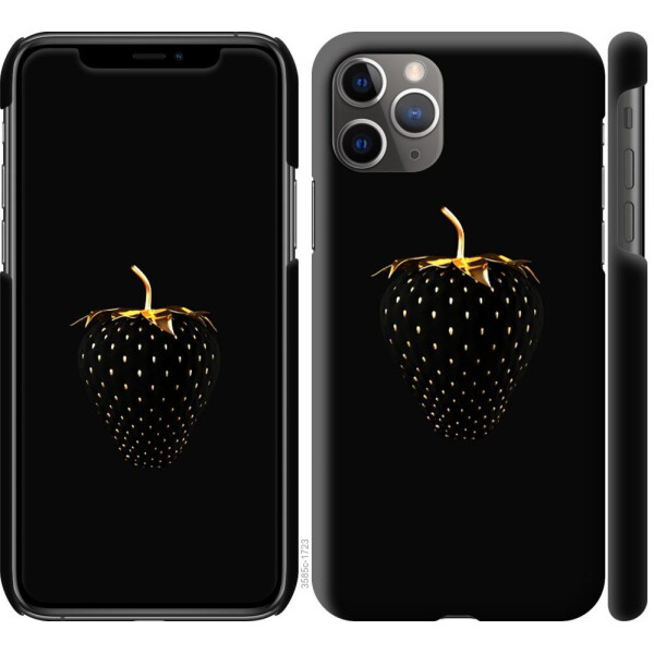 

Чехол на iPhone 11 Pro Max Черная клубника (04798)